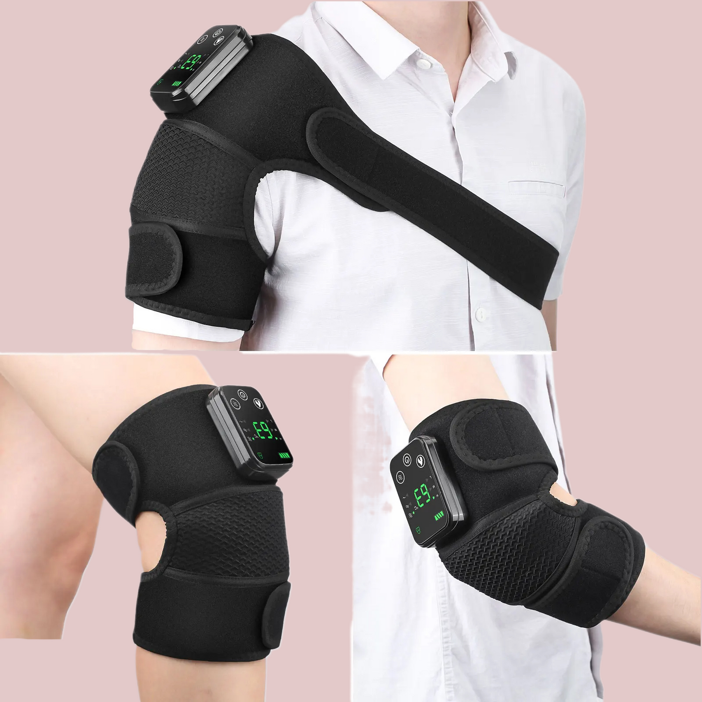 ArthroWave 3 In 1 Heat & Massage Brace