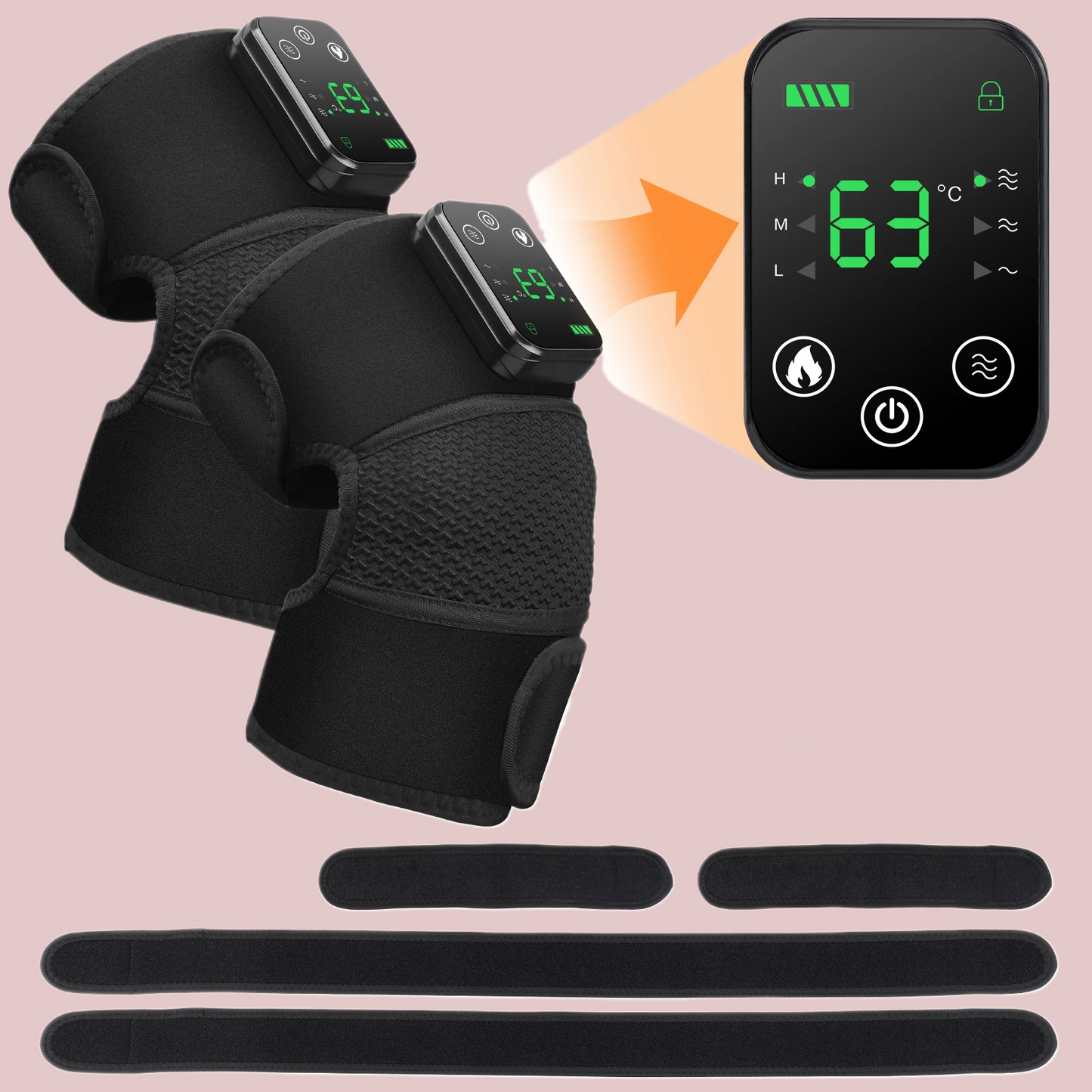 ArthroWave 3 In 1 Heat & Massage Brace