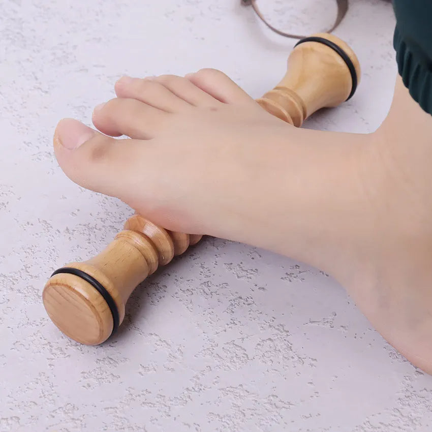 Wooden Foot Massage Roller