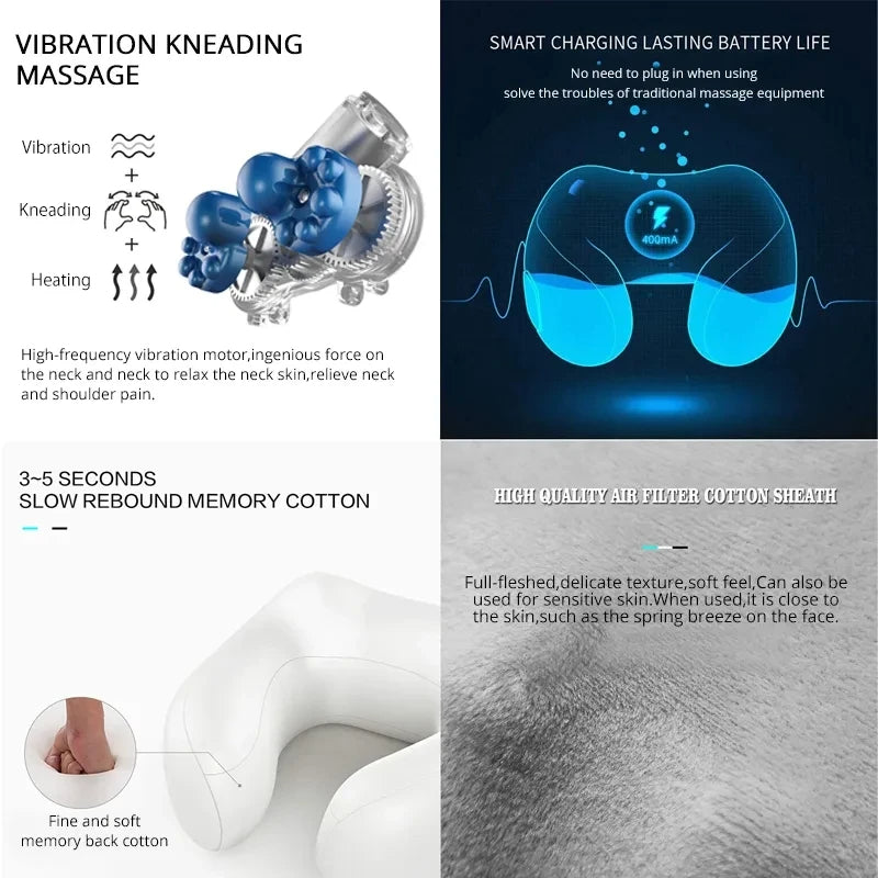 Heated Neck Massaging Pillow