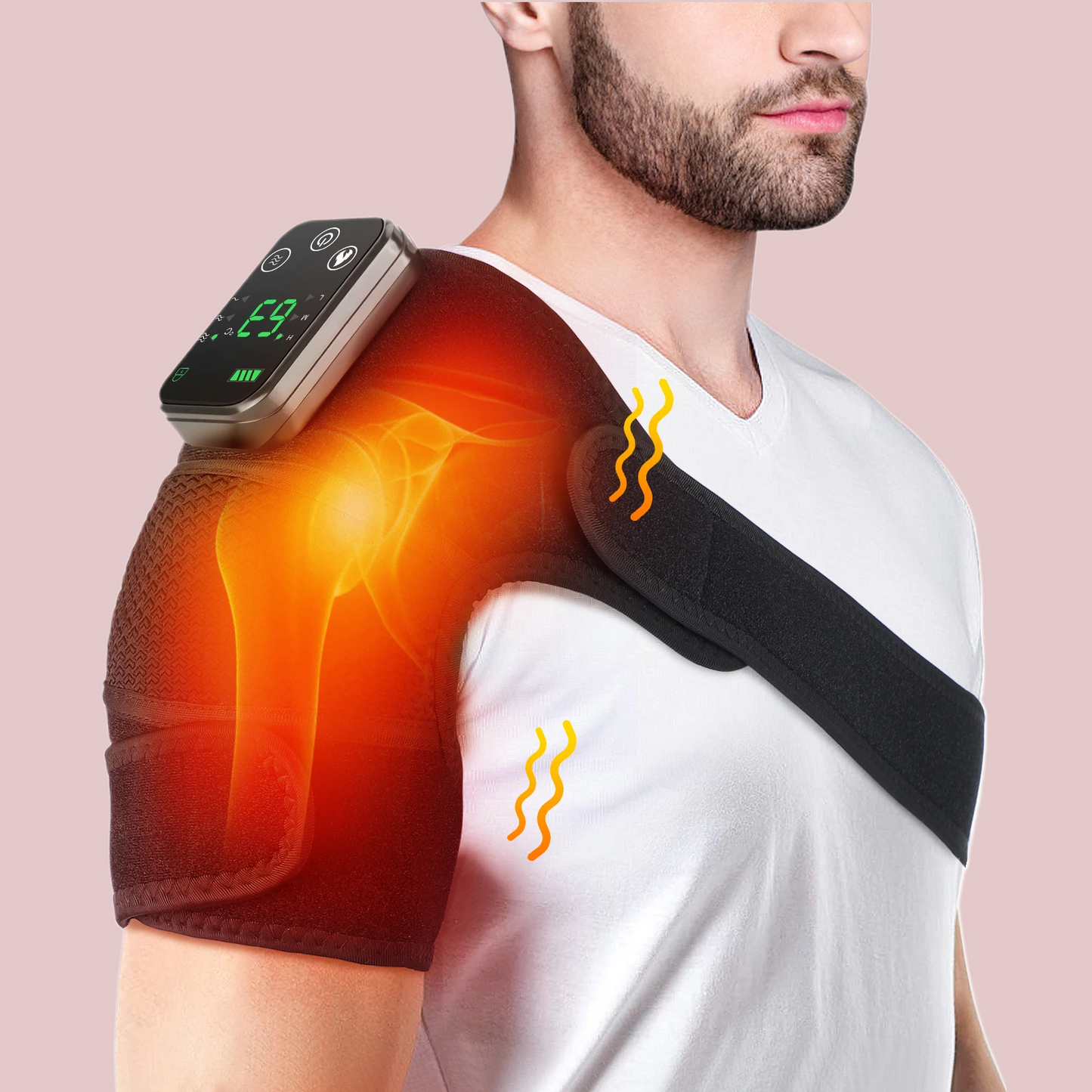 ArthroWave 3 In 1 Heat & Massage Brace