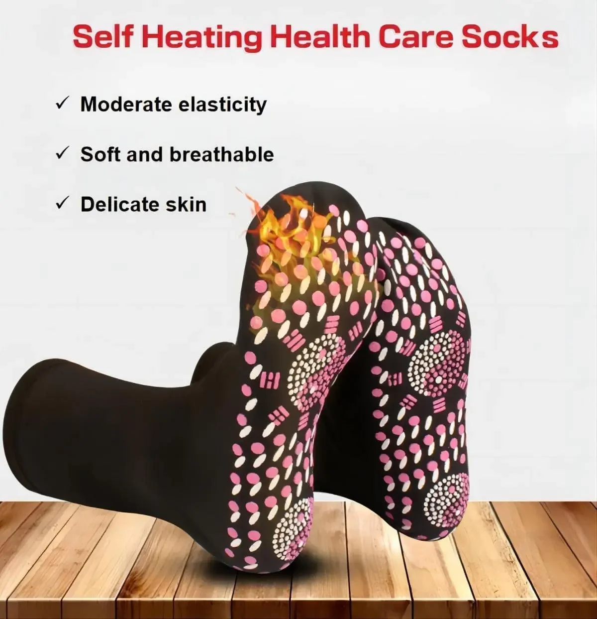 Self Heating Therapy Sox (5 Pair)