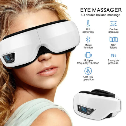 Bluetooth 6D Airbag Eye Massager