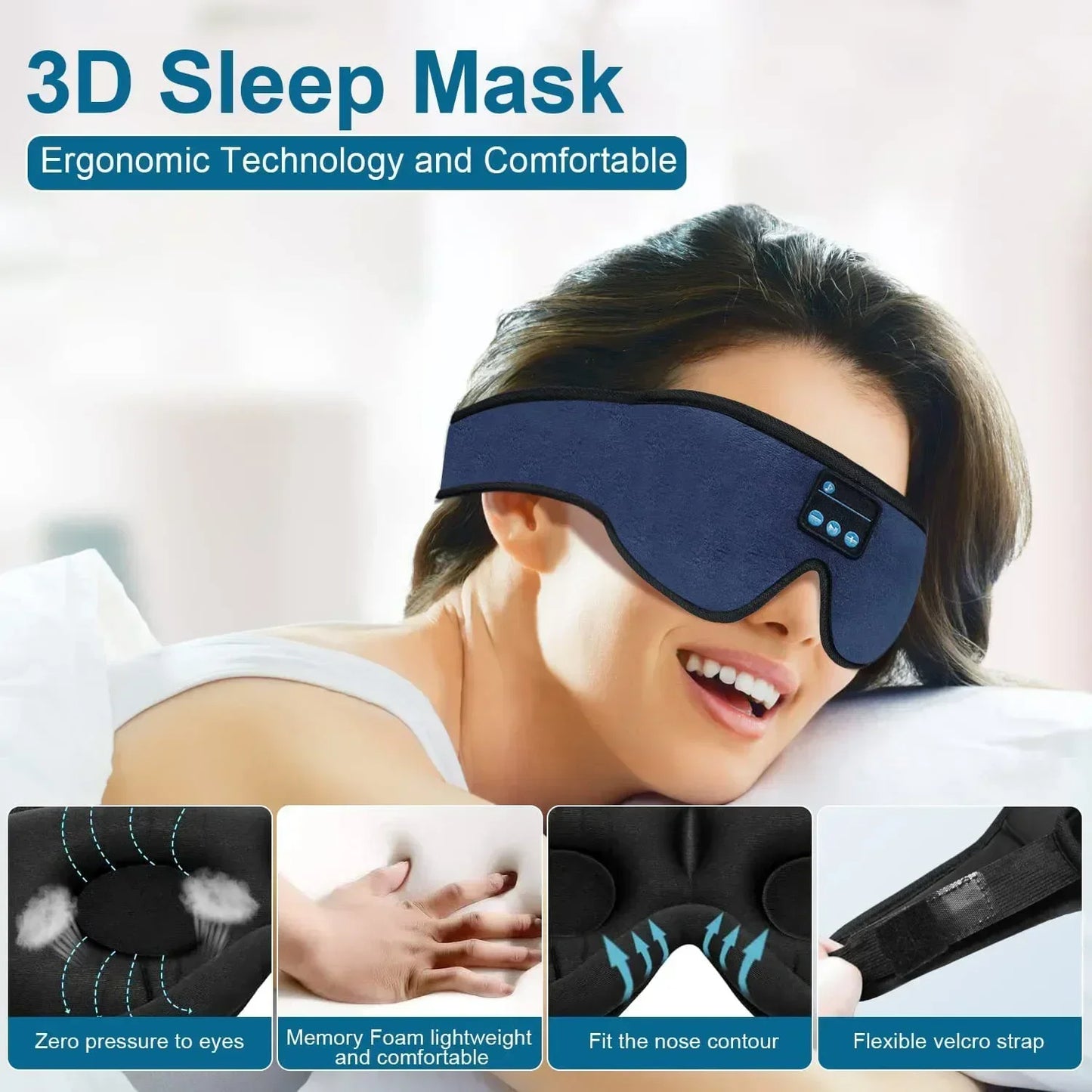 3D Bluetooth Sleep Mask